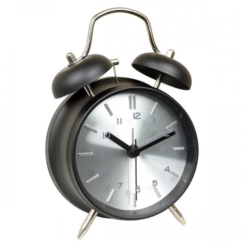 Metal Twin Bell Alarm Clock Home Office